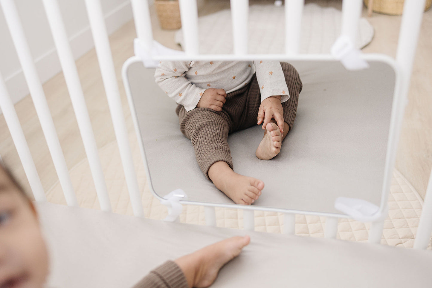 Large, Double-Sided Baby Mirror with High Contrast Images