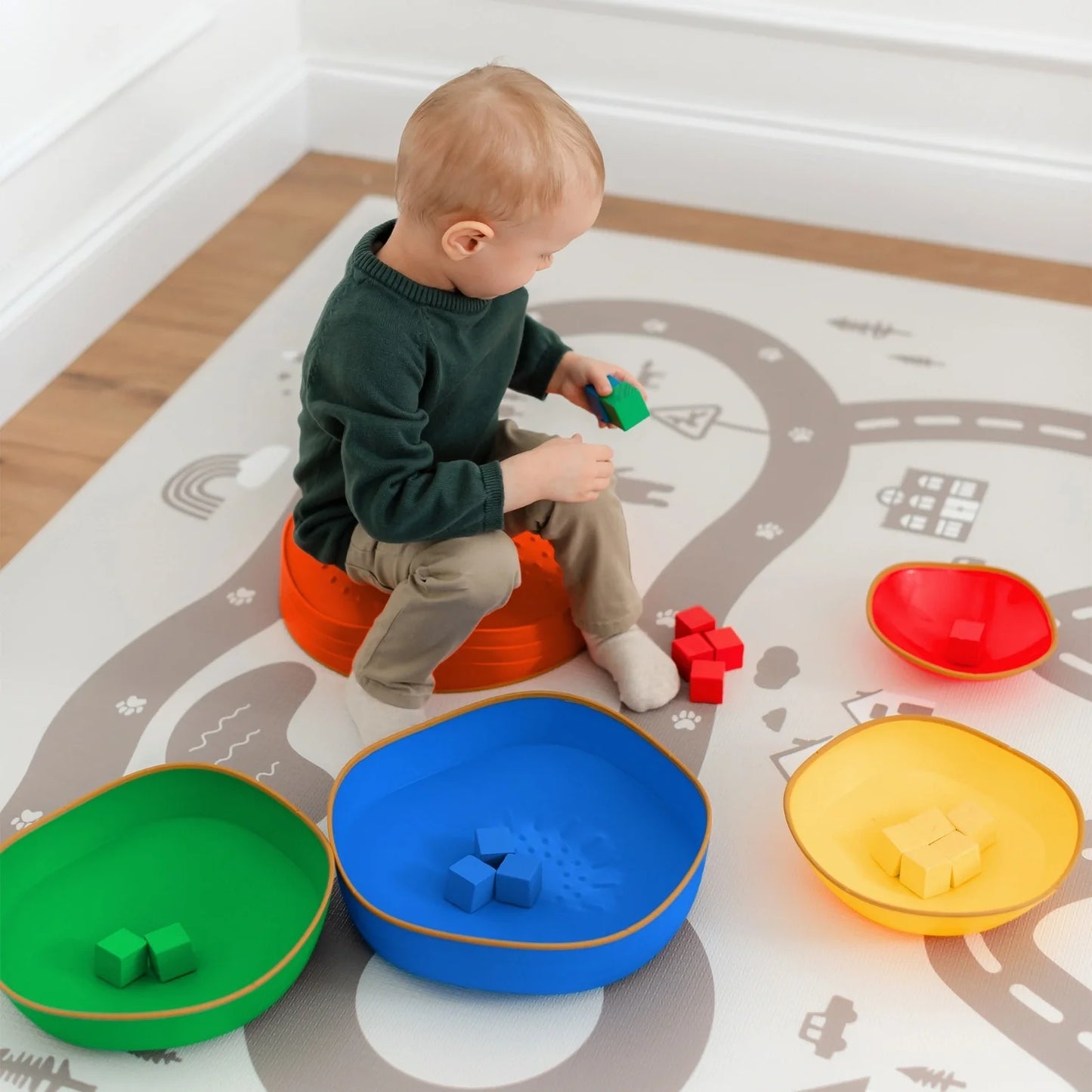 Tiny LandĀ® Stepping Stones - Rainbow Color