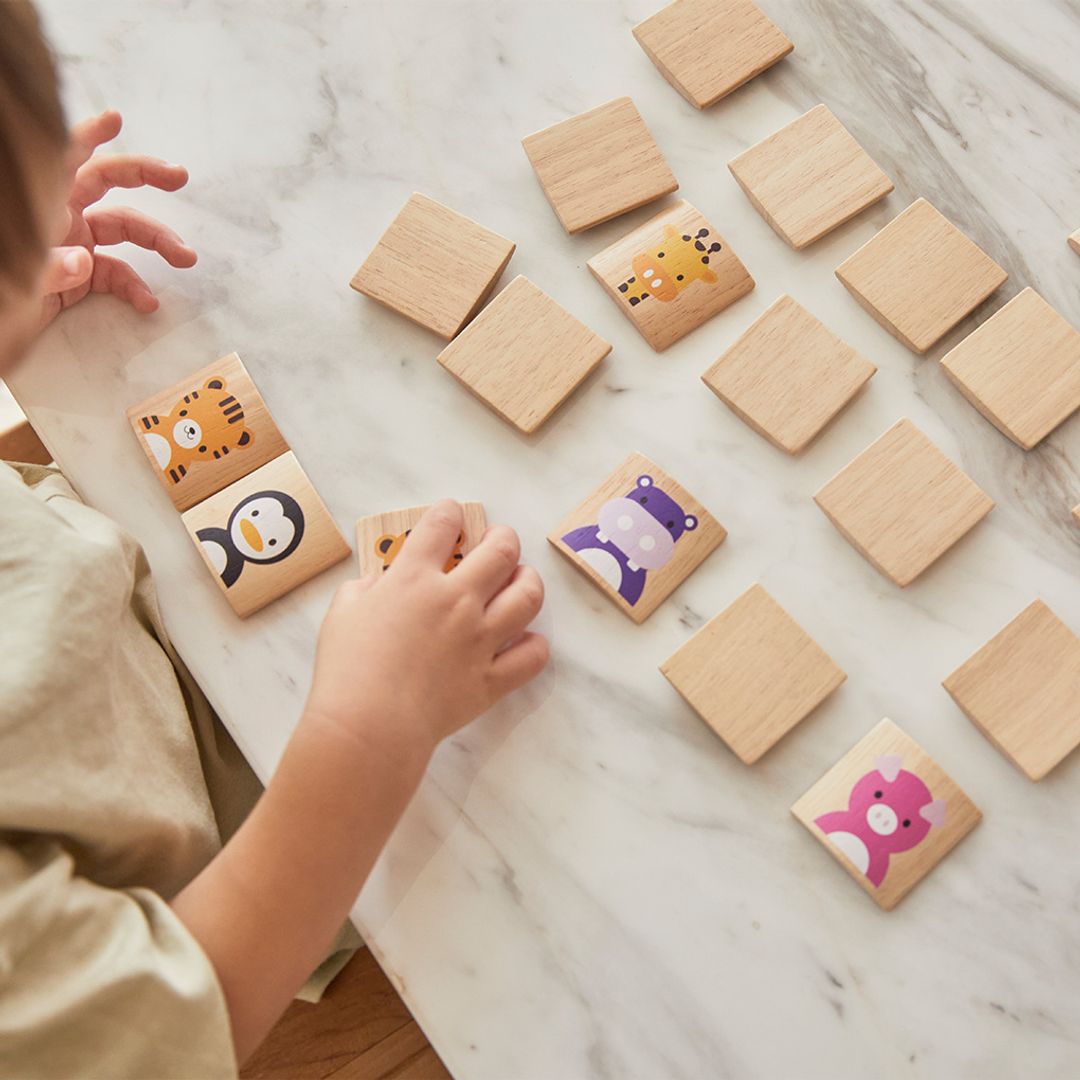 Animals Memory Tiles