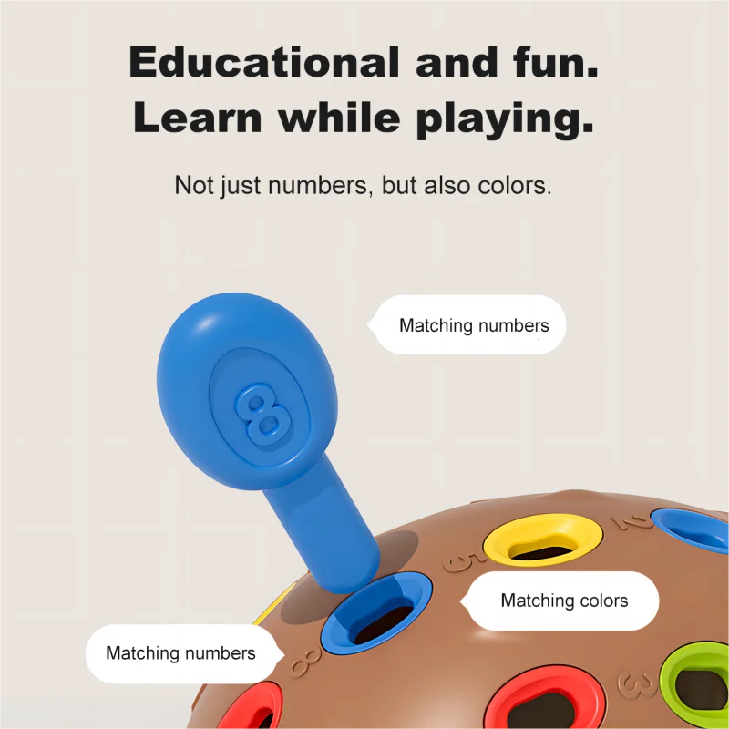 Hedgehog Toy – Fine Motor and Sensory Development for Toddlers
